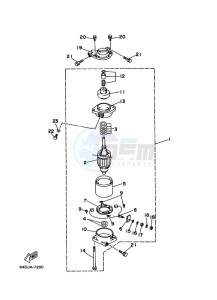 L150F drawing STARTER-MOTOR