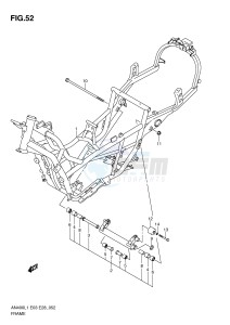 AN400 (E3-E28) Burgman drawing FRAME (AN400L1 E33)