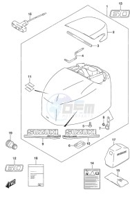 DF 60A drawing Engine Cover