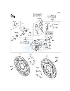 ER-6N ER650EDS XX (EU ME A(FRICA) drawing Front Brake