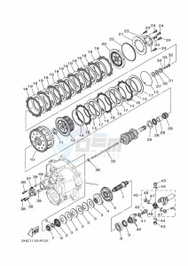 YXZ1000E YXZ1000R (B5J4) drawing CLUTCH