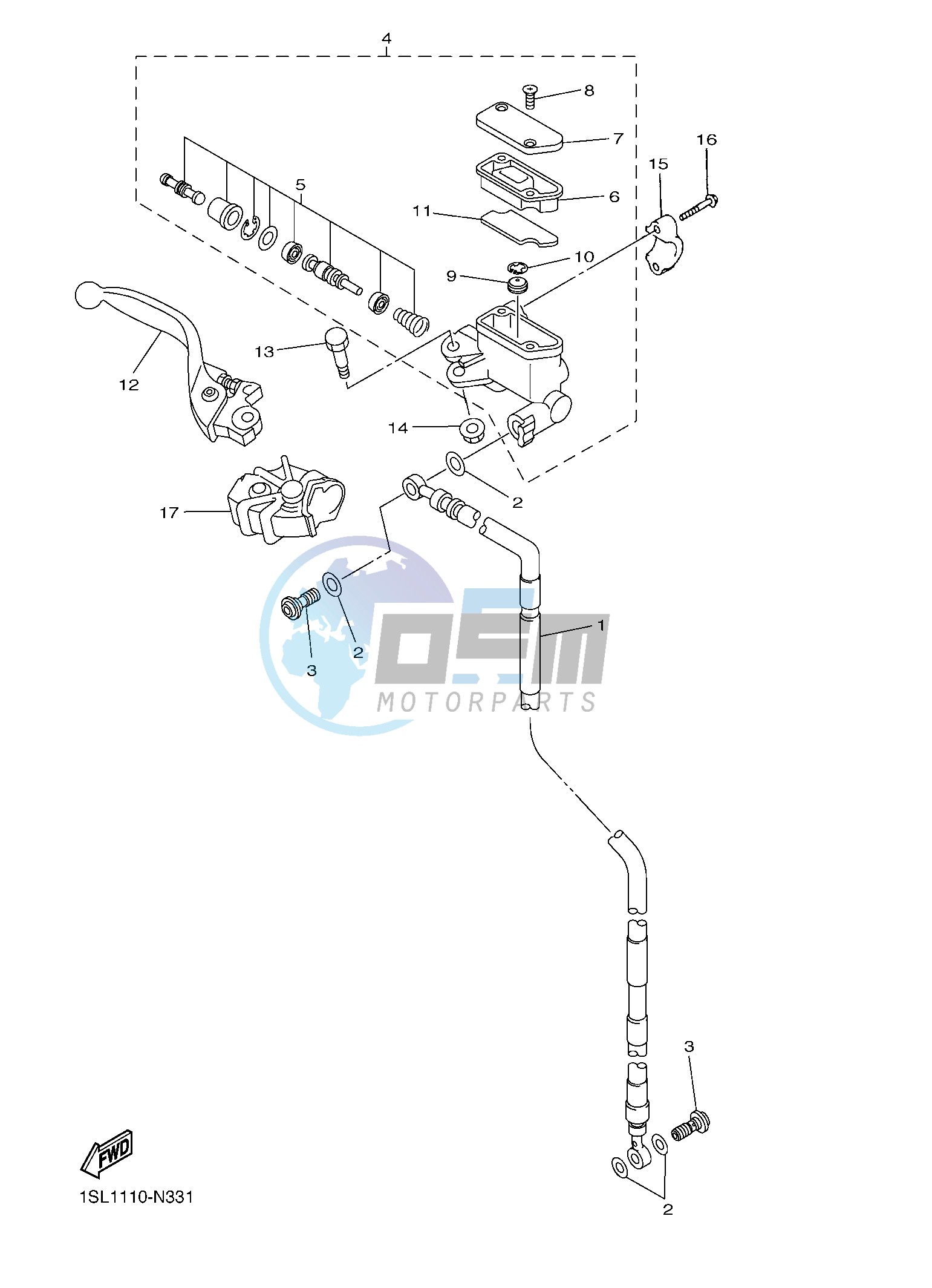 FRONT MASTER CYLINDER