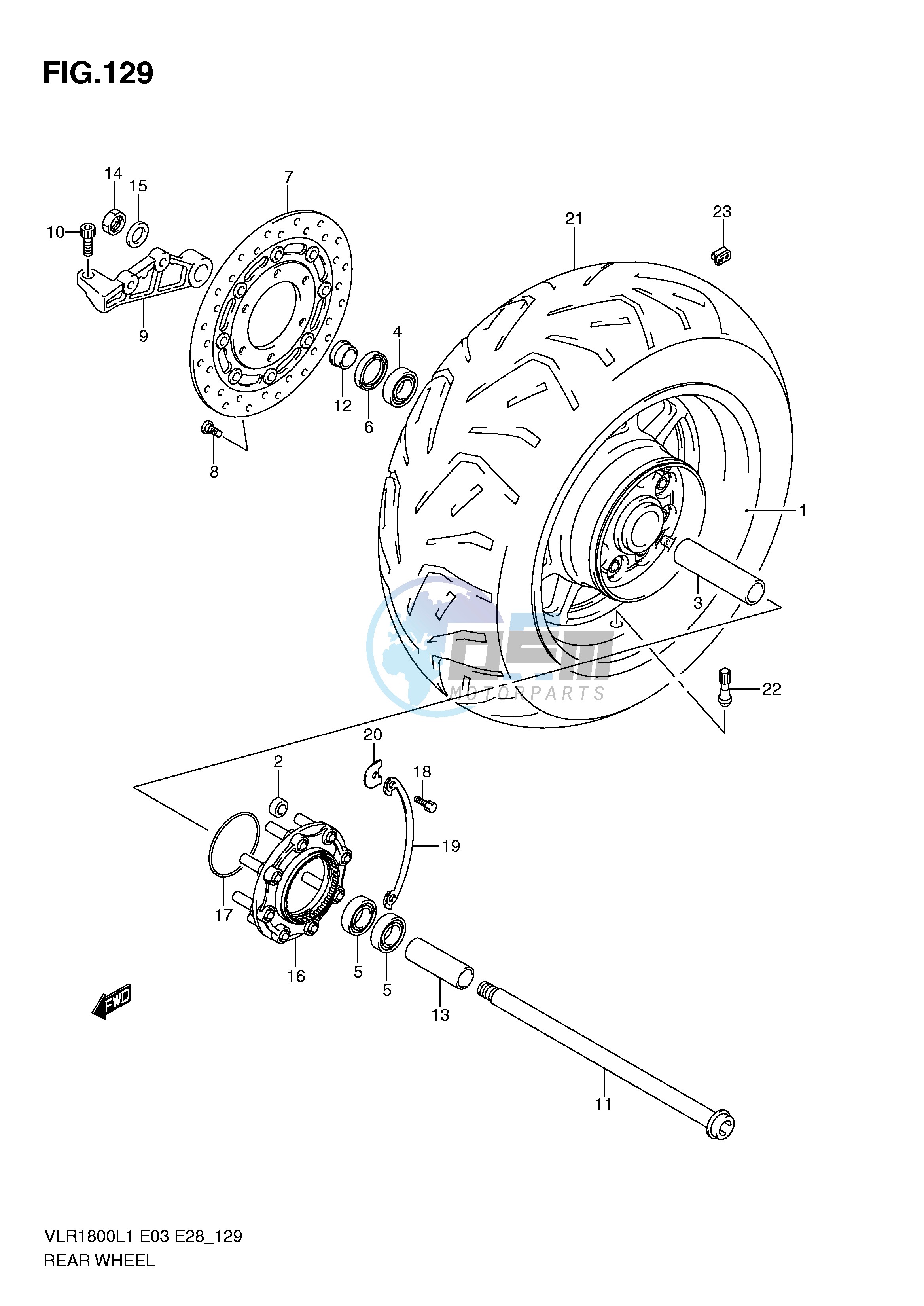 REAR WHEEL (VLR1800L1 E3)