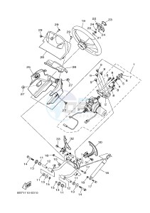 YXZ1000R YXZ10YEXJ YXZ1000R (B0FA) drawing STEERING 2