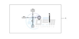 XL1000V9 Europe Direct - (ED) drawing QUARTET HARNESS