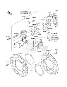 VN1700_CLASSIC_ABS VN1700FEF GB XX (EU ME A(FRICA) drawing Front Brake