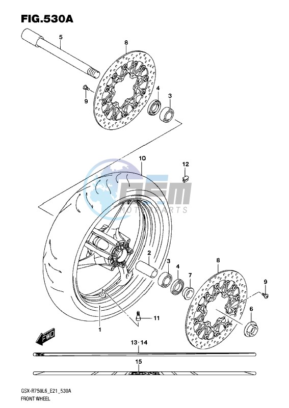 FRONT WHEEL L6