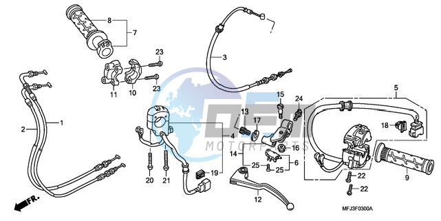 HANDLE LEVER/SWITCH/CABLE