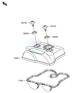 RM-Z250 (E19) drawing CYLINDER HEAD COVER