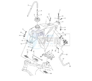 WR F 250 drawing FUEL TANK