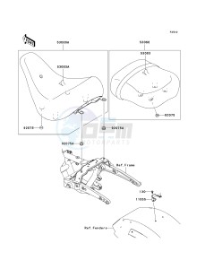 VN 1700 C [VULVAN 1700 NOMAD] (9FA) C9FA drawing SEAT