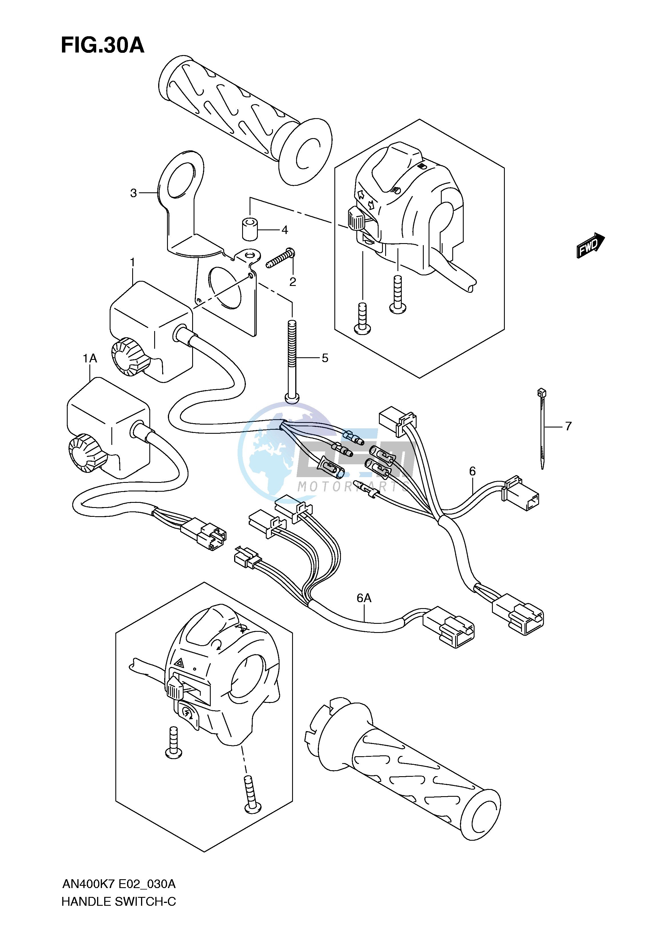 GRIP HEATER (AN400ZK7 ZK8)