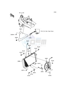 Z800 ABS ZR800BGF FR GB XX (EU ME A(FRICA) drawing Radiator