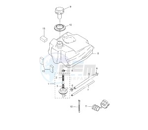 BW'S 50 drawing FUEL TANK