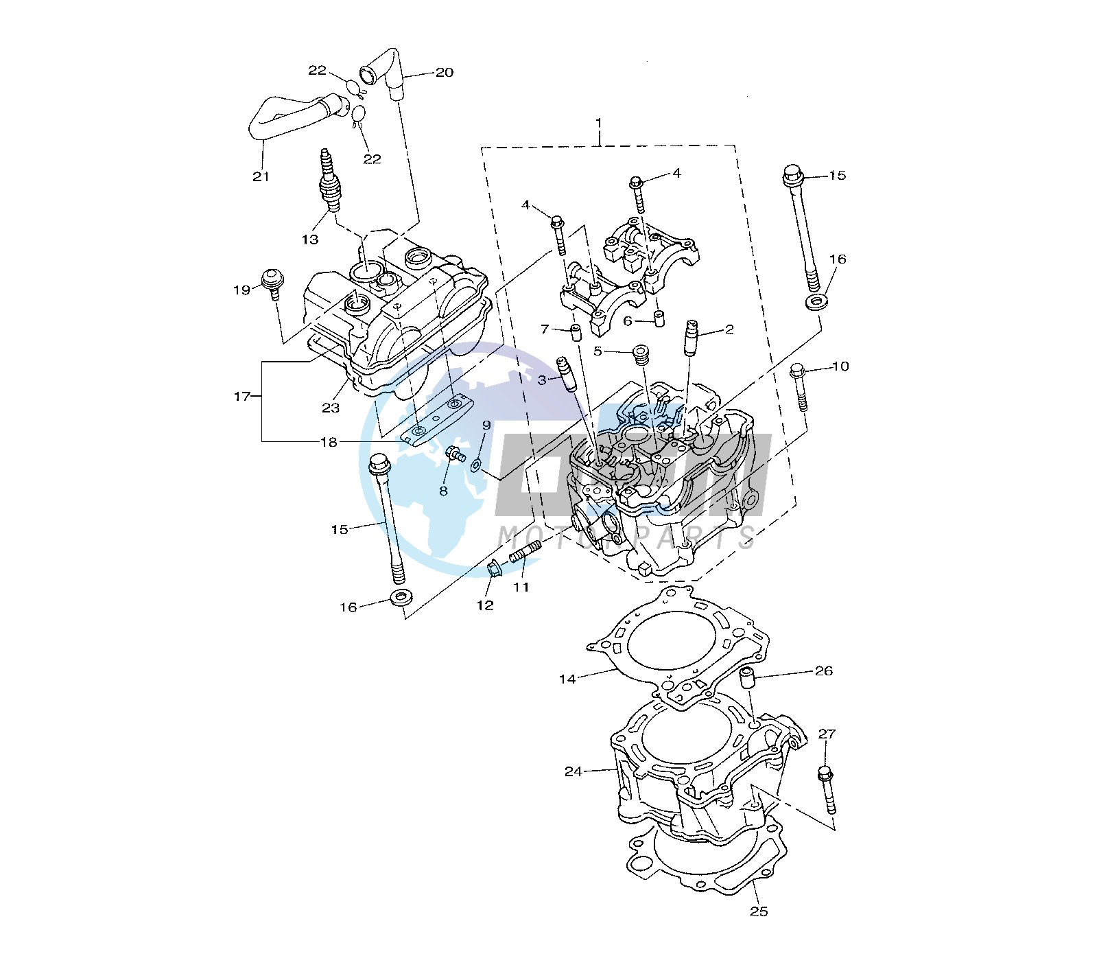 CYLINDER AND HEAD