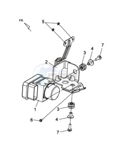 MAXSYM 400 EFI ABS drawing ABS CIRCUIT REGULATOR