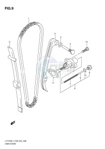 LT-F250 (E28-E33) drawing CAM CHAIN