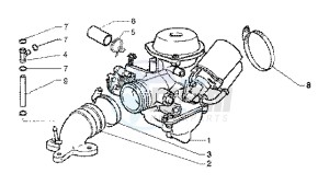 X9 200 180 drawing Carburettor