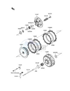 RM-Z250 (E28) drawing CLUTCH