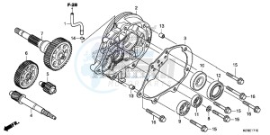 SH125DSE SH125DS UK - (E) drawing TRANSMISSION