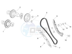 RSV4 1000 RACING FACTORY E4 ABS (APAC) drawing Front cylinder timing system