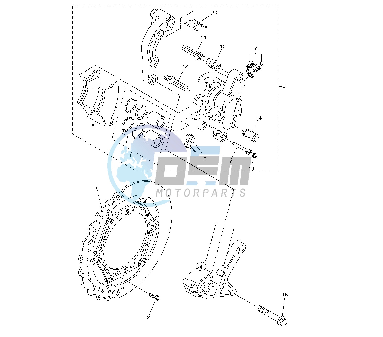 FRONT BRAKE CALIPER