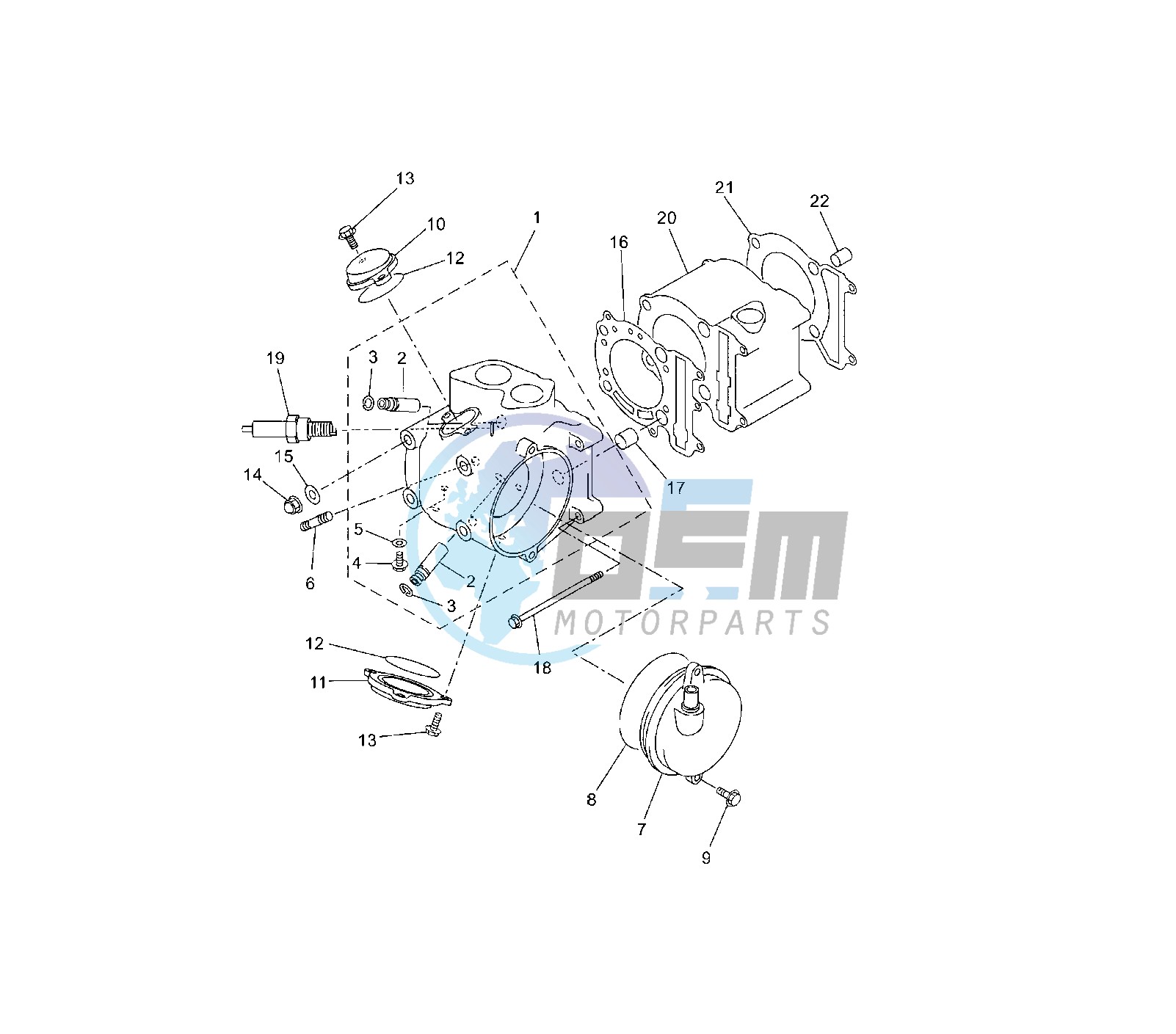 CYLINDER AND HEAD