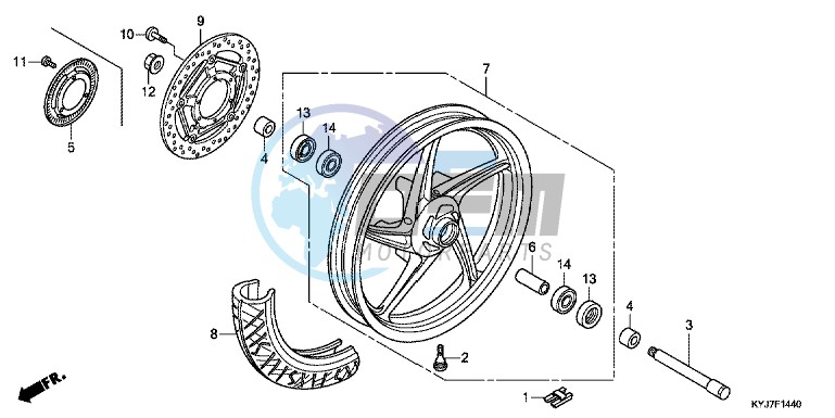 FRONT WHEEL