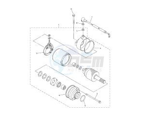 XJ6-S DIVERSION 600 drawing STARTING MOTOR