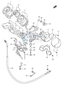 GSF1200 (E2) Bandit drawing SPEEDOMETER