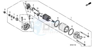 CB600FAA E / ABS MKH drawing STARTING MOTOR