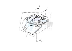 XC VERSITY 300 drawing HEADLIGHT