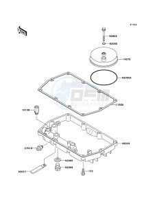 KLE500 KLE500B7F GB XX (EU ME A(FRICA) drawing Breather Cover/Oil Pan