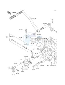 VN 1500 B [VULCAN 88 SE] (B1-B3) N8FA drawing GEAR CHANGE MECHANISM