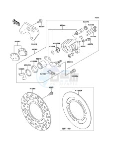 KX85/KX85-<<II>> KX85BCF EU drawing Rear Brake