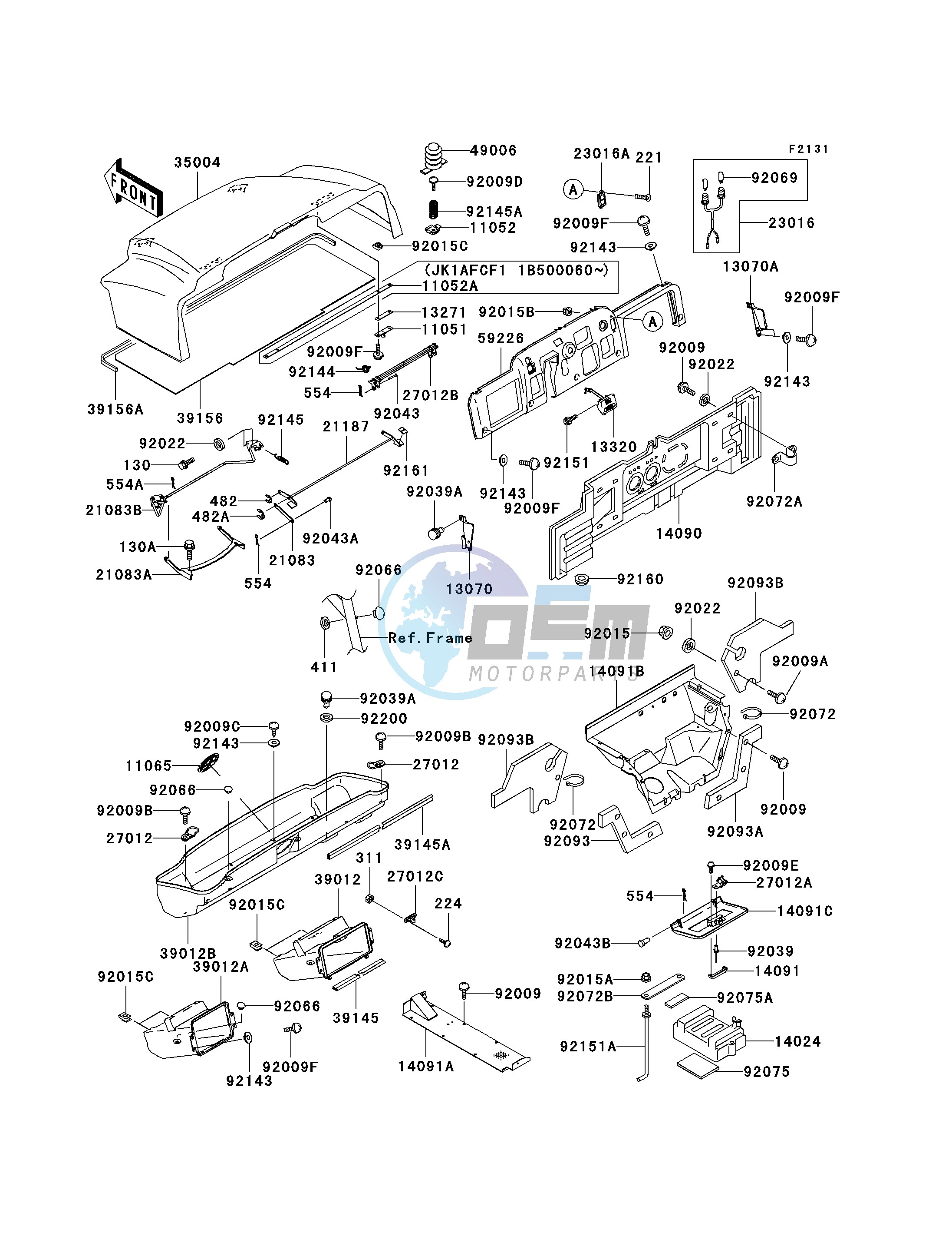 FRAME FITTINGS -- KAF620-F1- -