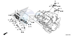 CB650FAE CB650FA 2ED drawing THERMOSTAT