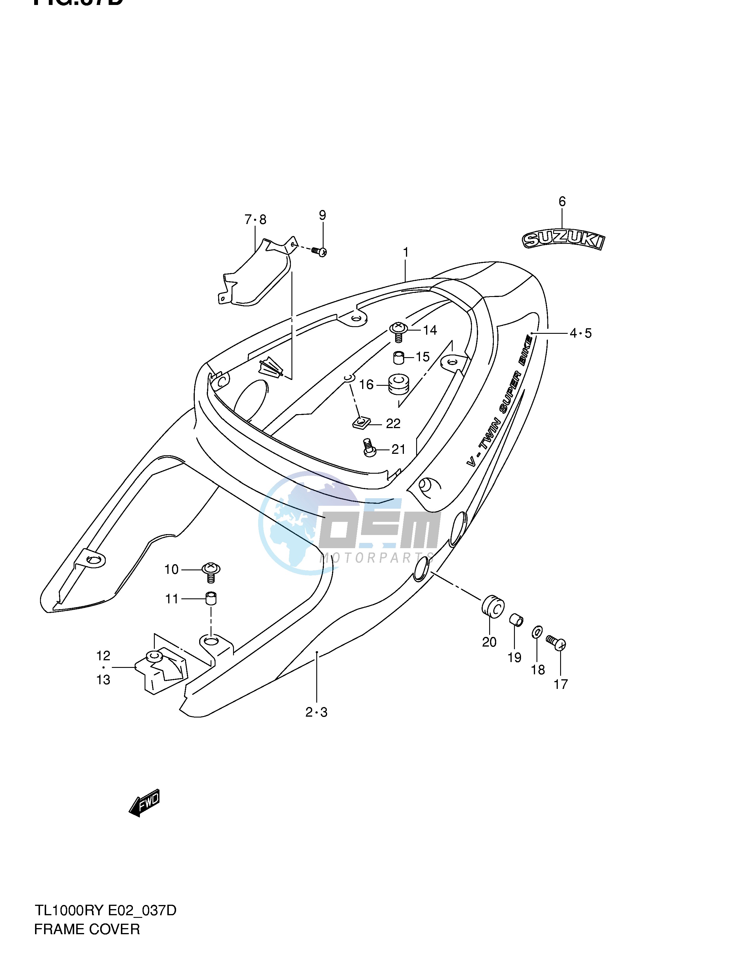 FRAME COVER (MODEL K2)