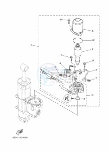 F115BETX drawing TILT-SYSTEM-2