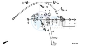 CBR600RR9 UK - (E / MME SPC 3E) drawing STAND