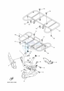 YFM450FWB KODIAK 450 (BJ5E) drawing GUARD