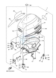 F150AETX drawing FAIRING-UPPER