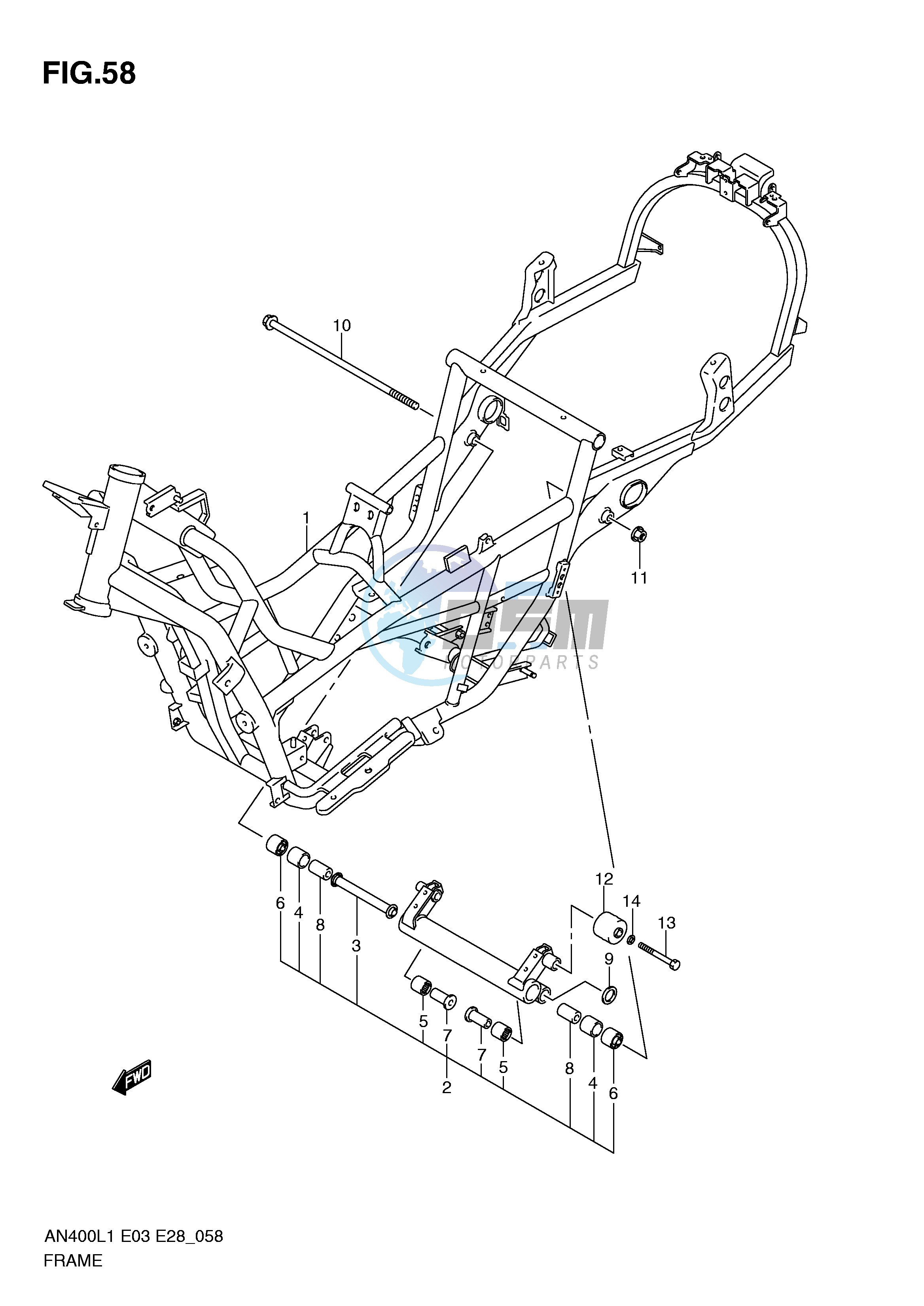 FRAME (AN400L1 E33)