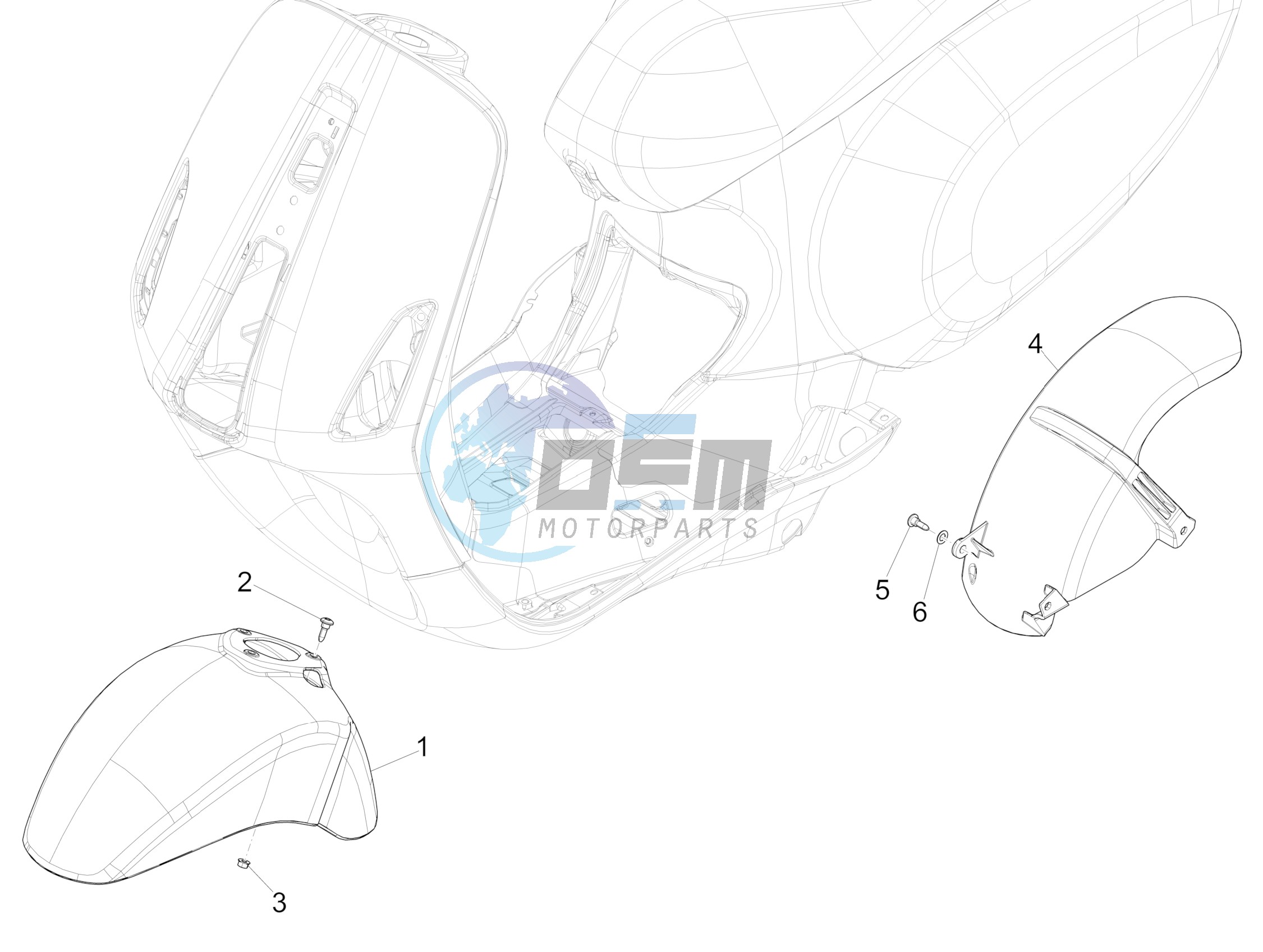 Wheel huosing - Mudguard