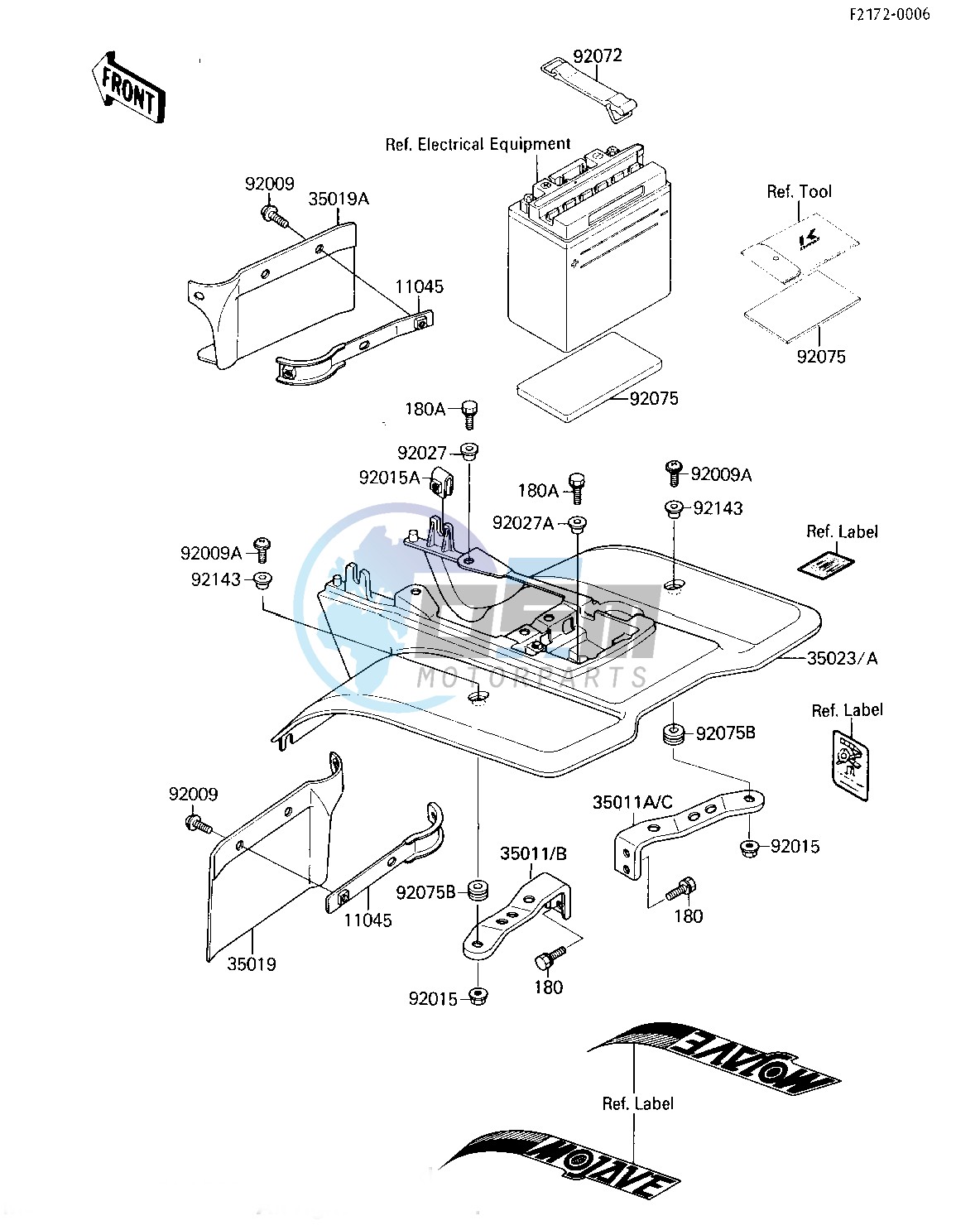 REAR FENDER-- S- -