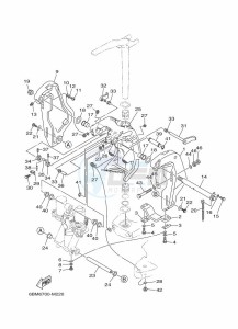 FL150BETX drawing FRONT-FAIRING-BRACKET