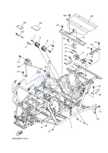 YXE700 YXE70WPAJ WOLVERINE R (B3D2) drawing FRAME