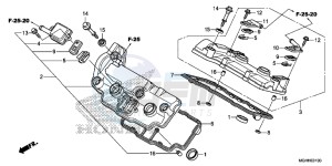 VFR1200XDH 2ED - (2ED) drawing CYLINDER HEAD COVER