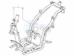 Typhoon 125 4T 2V E3 (NAFTA) USA drawing Frame/bodywork