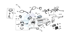 WOLF 125 EFI drawing WIRING HARNASS